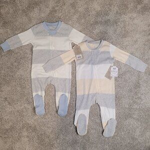 BRAND NEW! 100% Organic Cotton Honest Baby Footed Pajamas- Size 6-9 Months